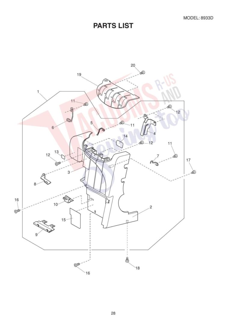 Janome 8933d schematic page 4 preview