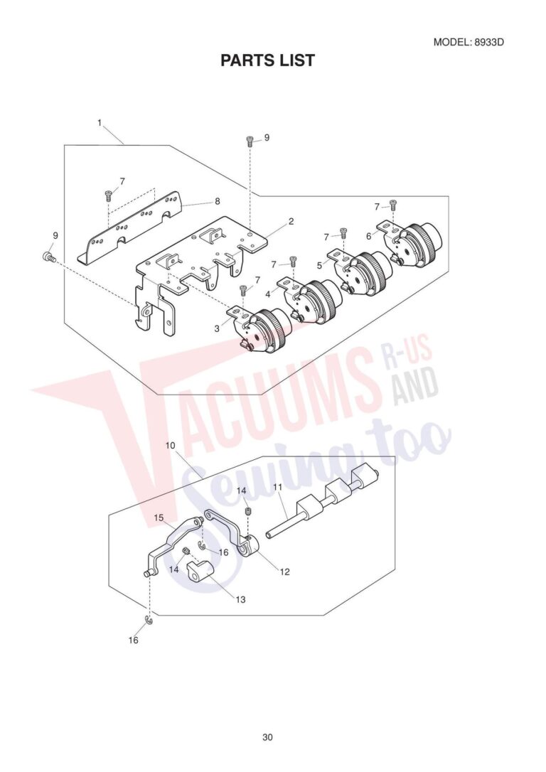 Janome 8933d schematic page 5 preview