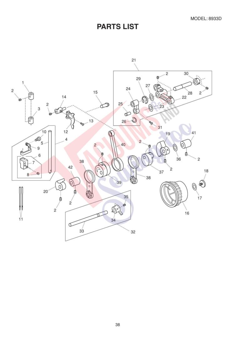 Janome 8933d schematic page 9 preview