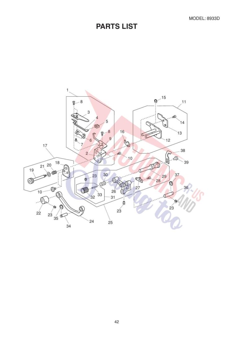 Janome 8933d schematic page 11 preview