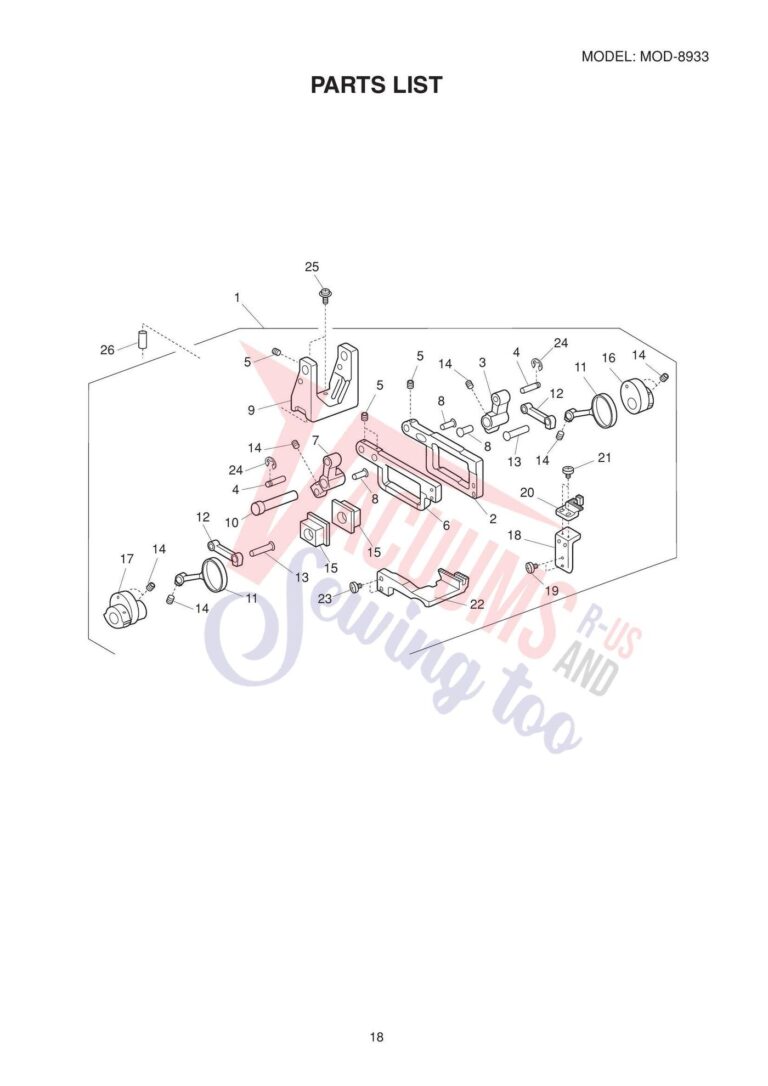 Janome 8933d schematic page 1 preview
