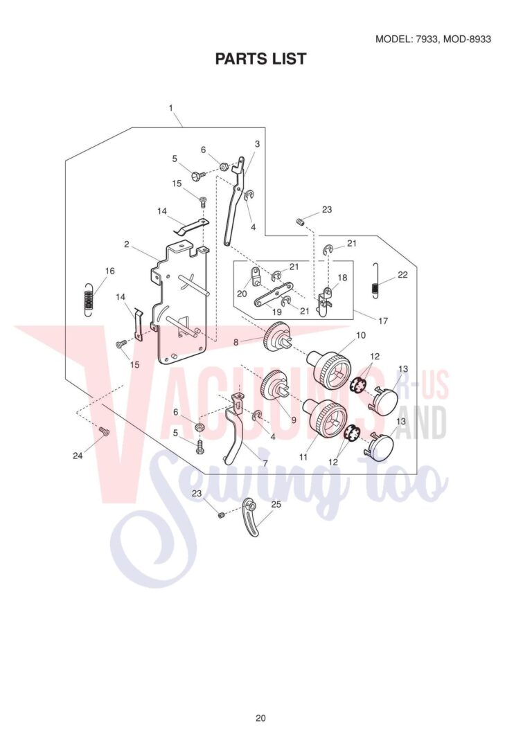 Janome 8933d schematic page 2 preview