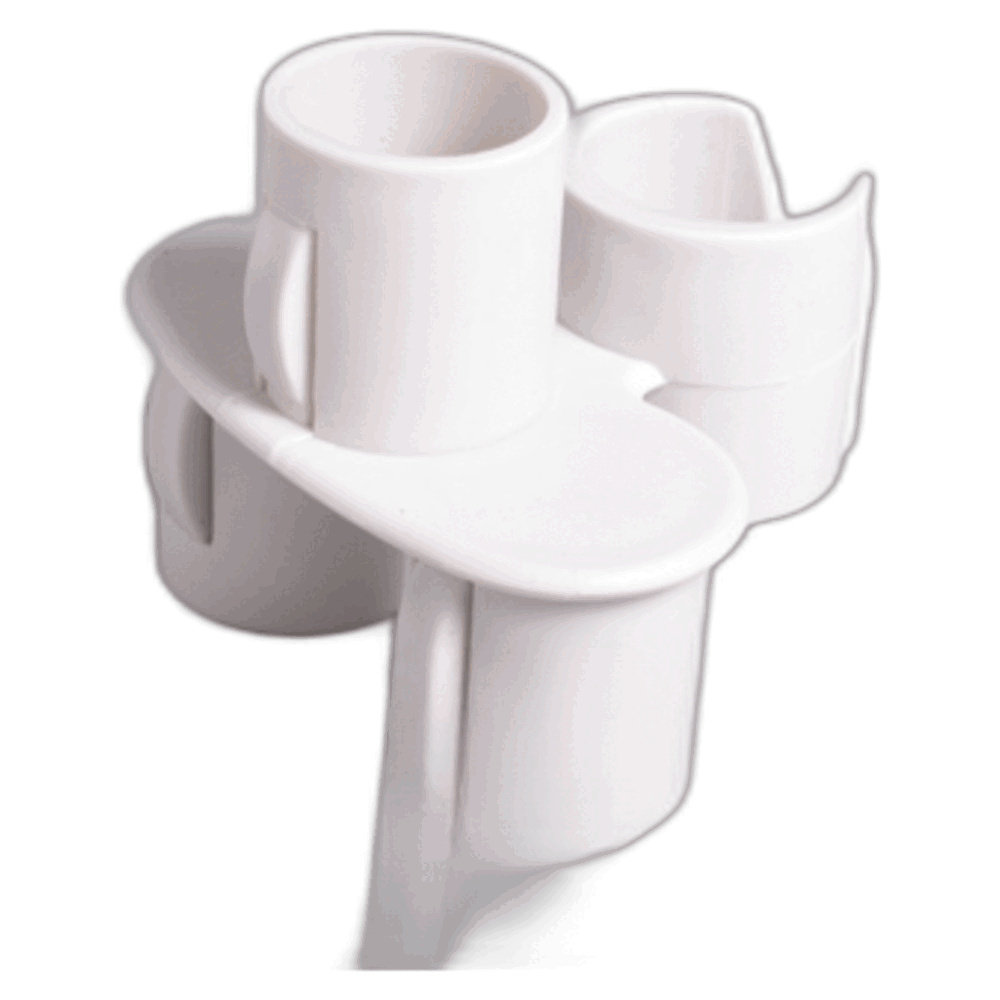Fit All, Residential Attachment Holder-3 Piece White Handle To Wand