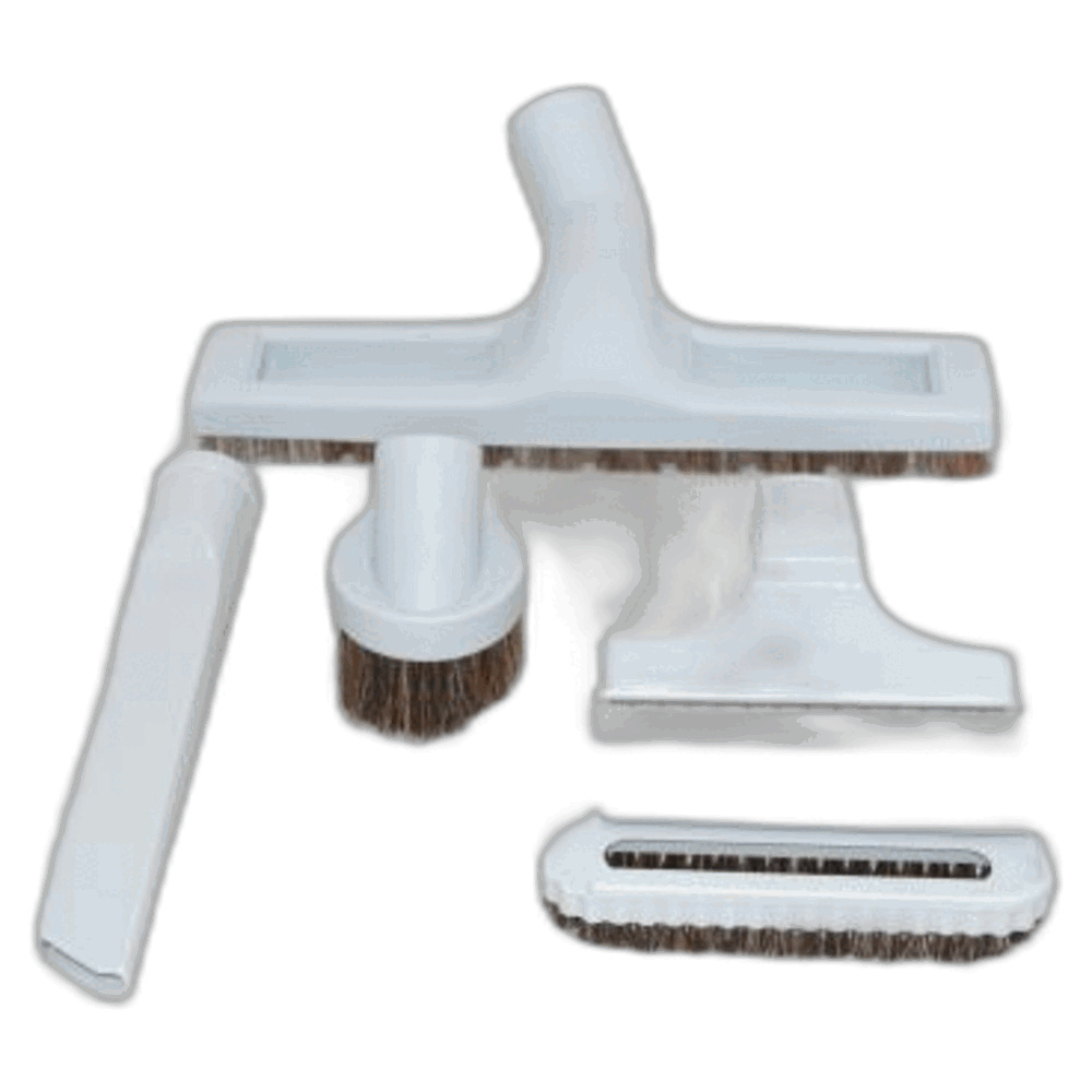 Fit All, Residential Attachment Kit Gray 5 Piece Floor Brush Crevice Dust Brush Furn W/slide On Brush