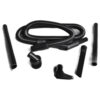 Fit All, Residential Attachment Kit-delux 6.5 Ft Hose 2 Wands Crevice Tool Dust Brush Upholstery Tool