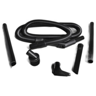 Fit All, Residential Attachment Kit-delux 6.5 Ft Hose 2 Wands Crevice Tool Dust Brush Upholstery Tool