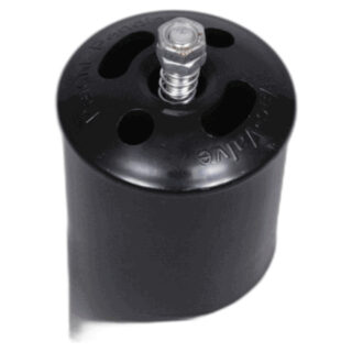 Fit All, Central vac Bleeder Valve Black Central Vac Systems