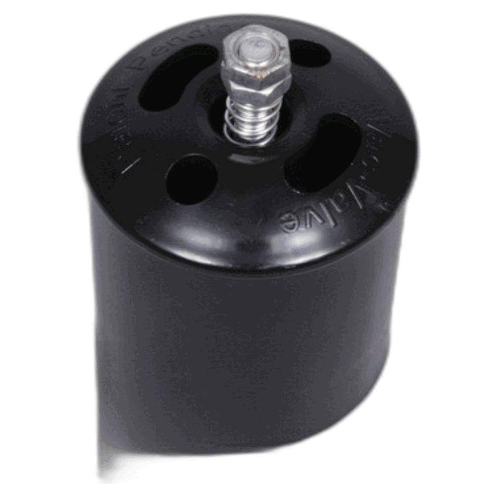 Fit All, Central vac Bleeder Valve Black Central Vac Systems