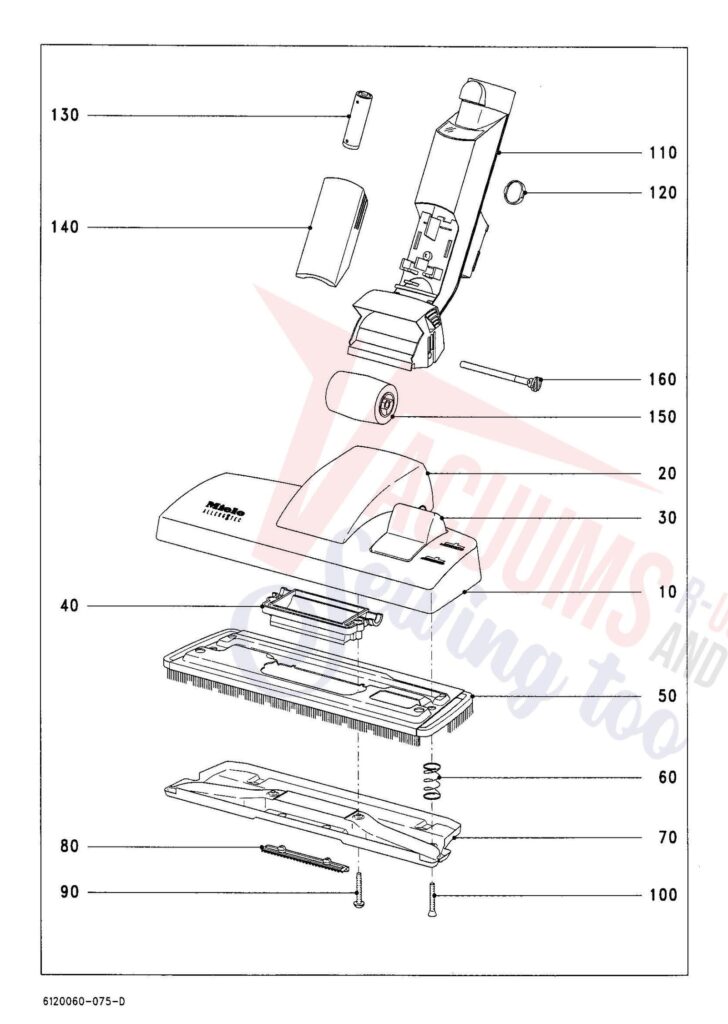 Miele Complete exploded schematic diagram (page 4)