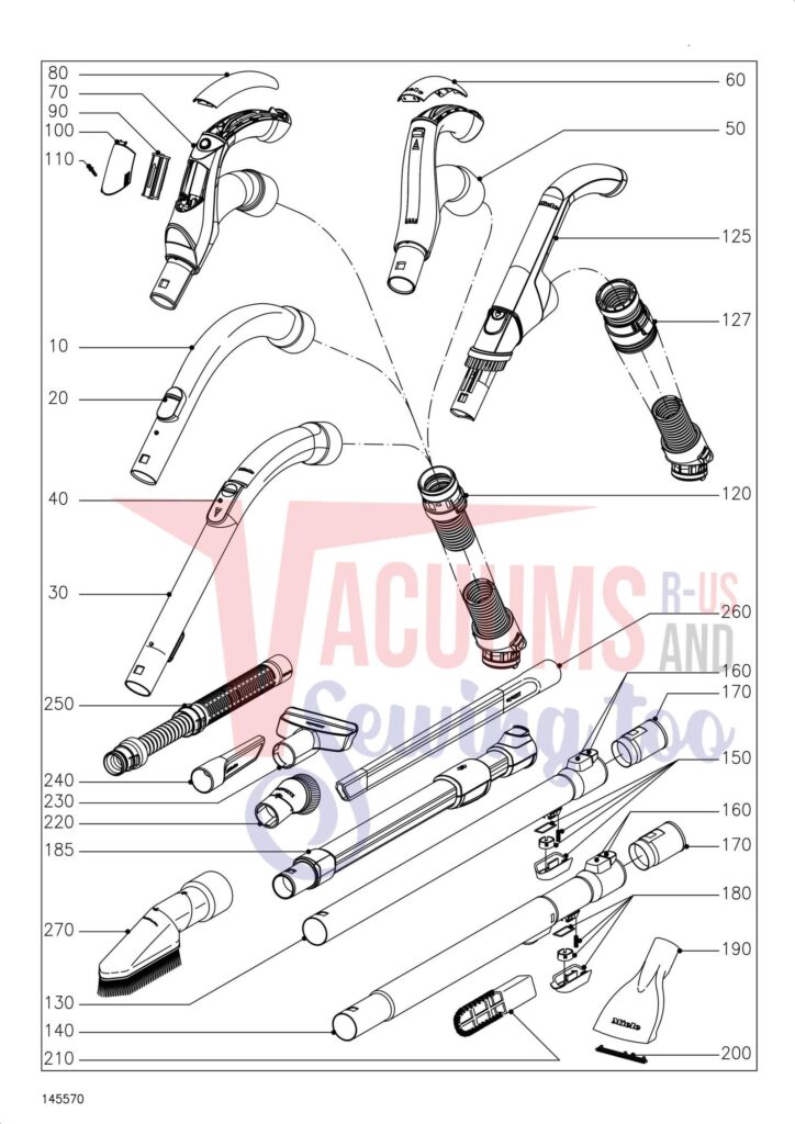 Miele Allergy exploded schematic diagram (page 10)