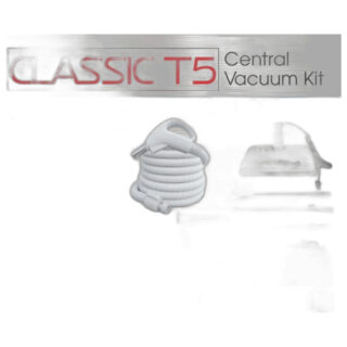 Titan Central Vac Kit-titan T5 Classic 30ft D/c Hosedual Switch Poly V Power Nozzle & Tools