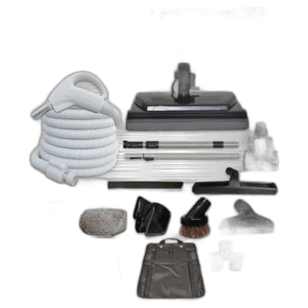 Titan Central Vac Kit-titan T7 Prime 35ft D/c Hosetitan Deluxe Power Nozzle Premium Tools