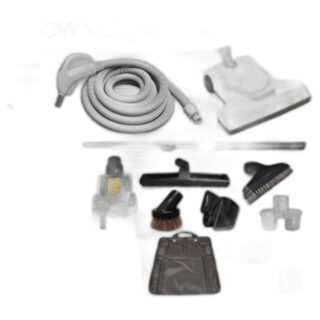 Titan Central Vac Kit-titan T7 Prime 35ft Low Voltagehose W/t210 Nozzle & Deluxe Tools