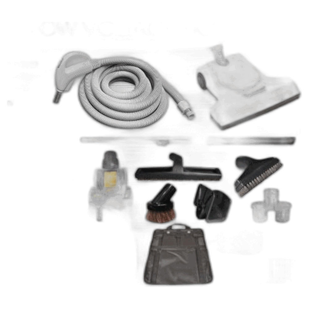 Titan Central Vac Kit-titan T7 Prime 35ft Low Voltagehose W/t210 Nozzle & Deluxe Tools