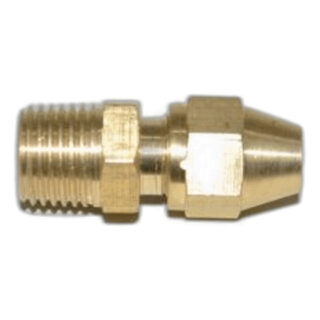 Fit All, Commercial Compression Fitting Jet Wand Brass 1/4'' X 1/4''