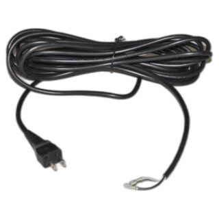 Fit All, Residential Cord Reel Cord-22ft 2 Wire W Terminals Black Soft17-2 Wire
