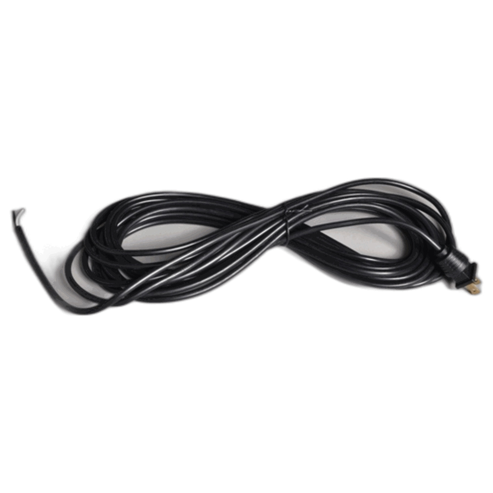 Fit All, Residential Cord Reel Cord-30ft 2 Wire W/terminals Black Soft