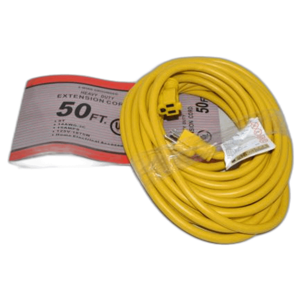 Fit All, Commercial Cord-commercial Floor Machine 50ft 14/3 Yellow600 Volt