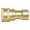 Fit All, Commercial Coupler-female Quick Disconnect-commercial 1/4''brass