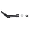 Fit All, Residential Curved Hose End-1 1/4'' Metal W/repair Kit/black