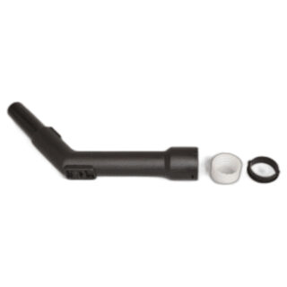 Fit All, Residential Curved Hose End-1 1/4'' W/repair Kit/black