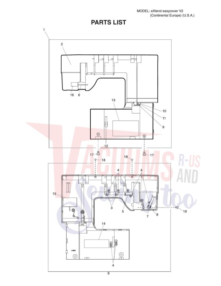 Elna Easy Cover schematic page 4 preview
