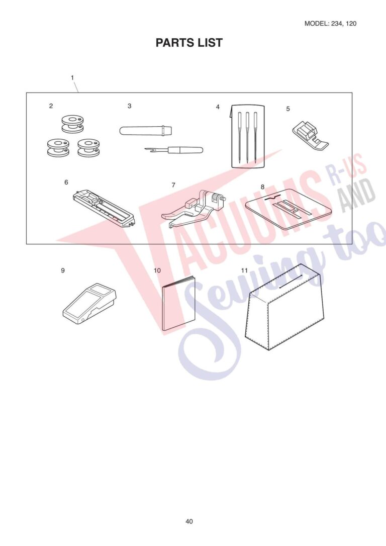 Elna el120 schematic page 1 preview