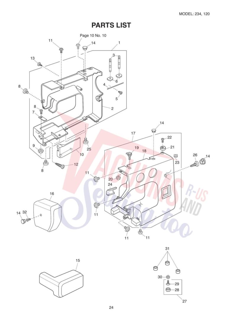 Elna el120 schematic page 2 preview