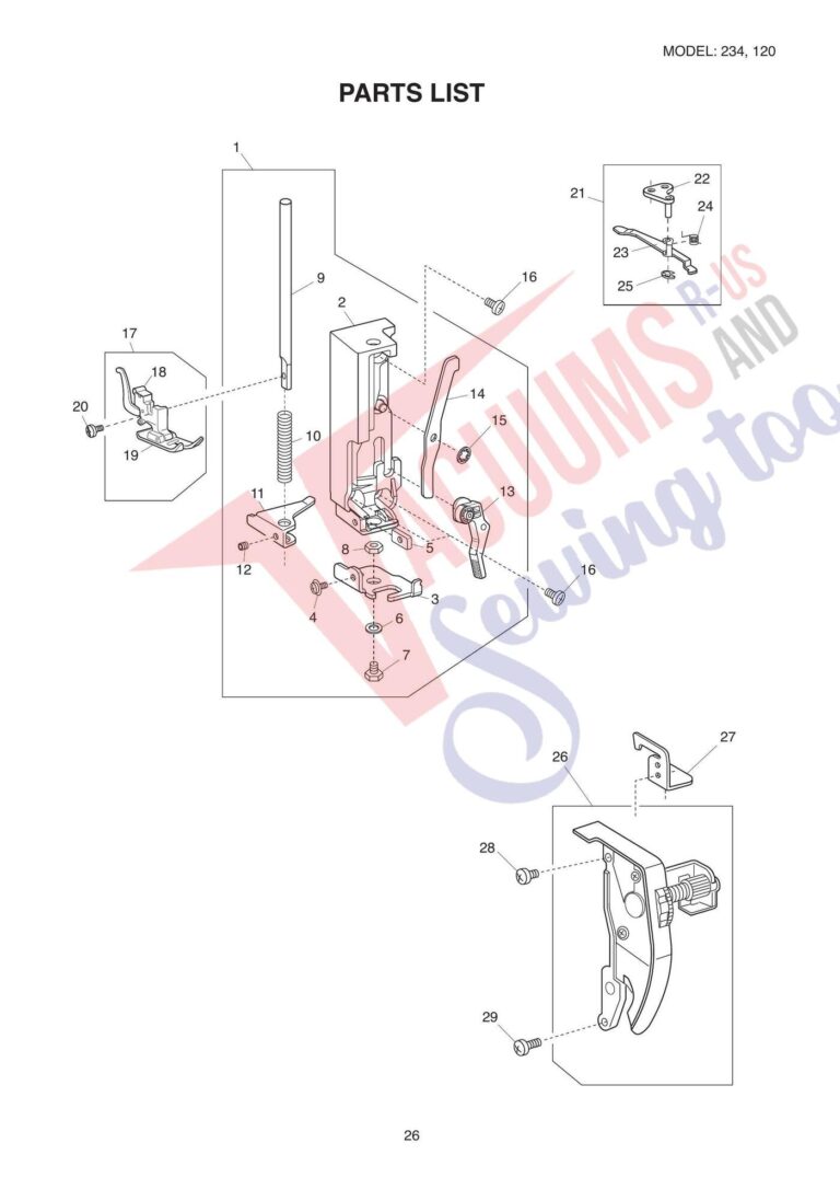 Elna el120 schematic page 3 preview