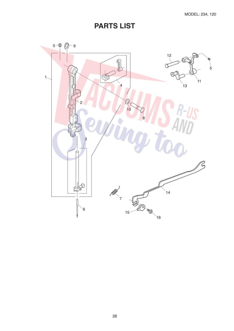Elna el120 schematic page 4 preview