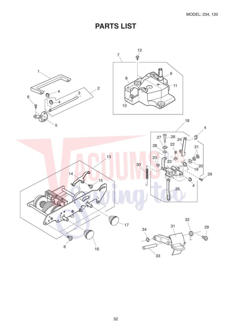Elna el120 schematic page 6 preview