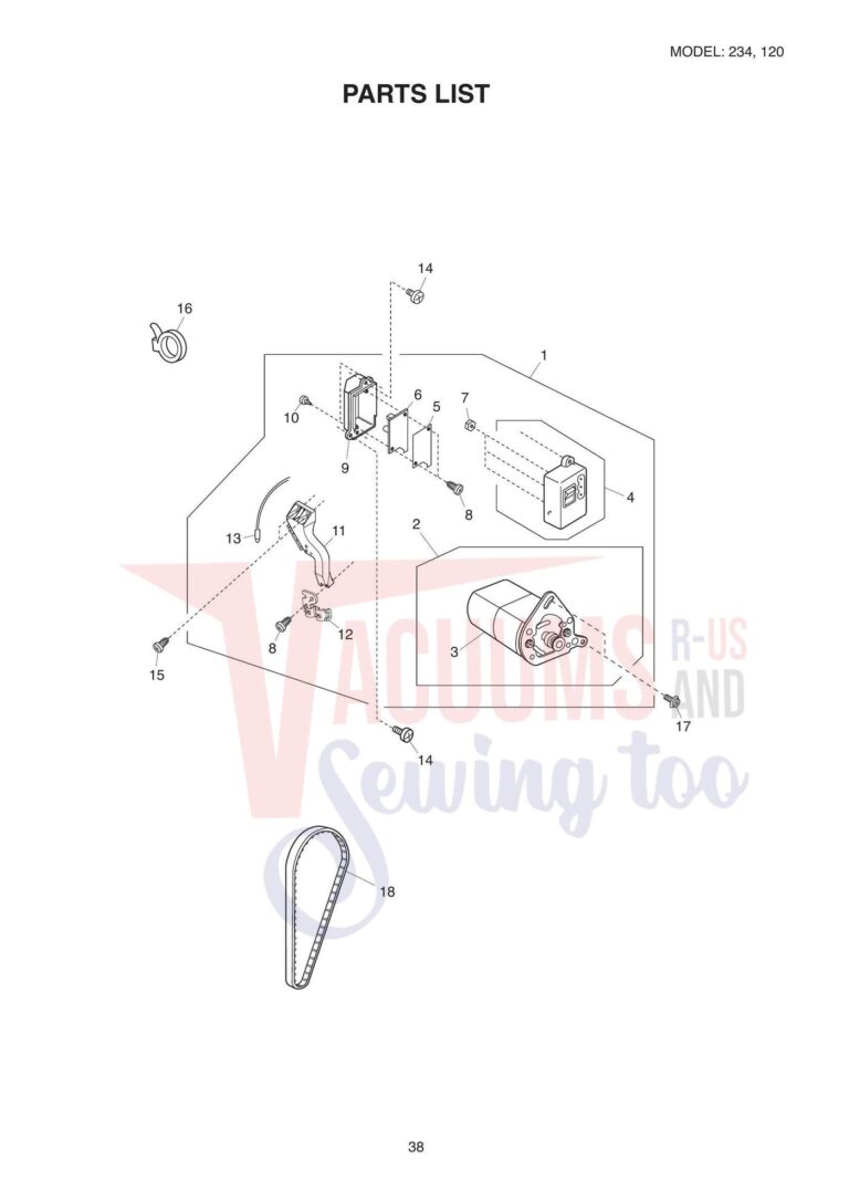 Elna el120 schematic page 9 preview