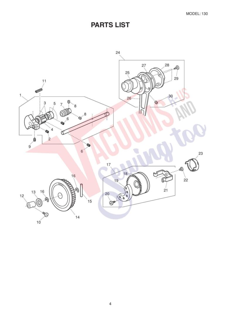 Elna el130 schematic page 5 preview