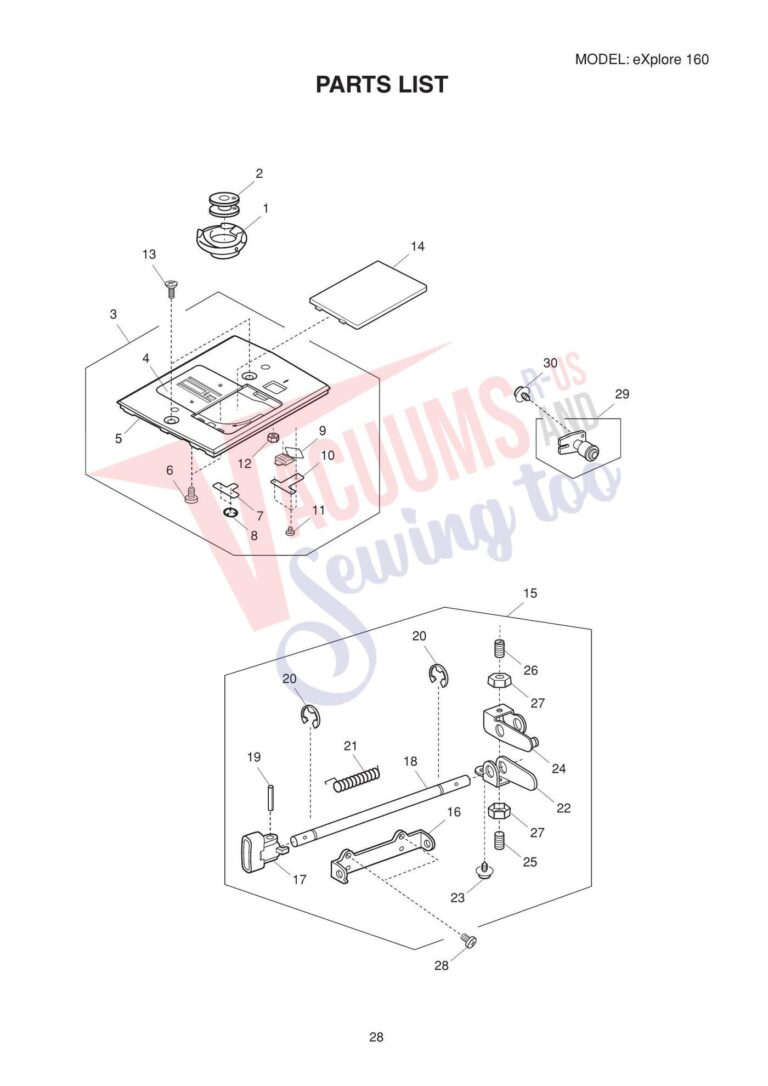 Elna el160 schematic page 4 preview