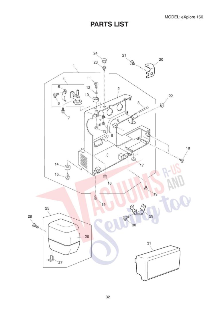 Elna el160 schematic page 6 preview