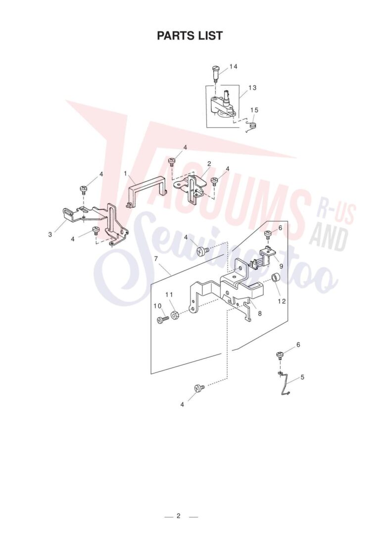 Elna el2800 schematic page 4 preview