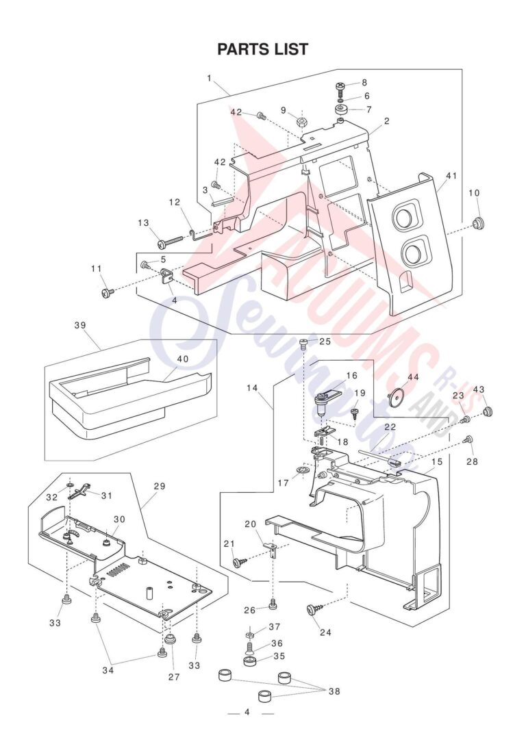 Elna el2800 schematic page 5 preview