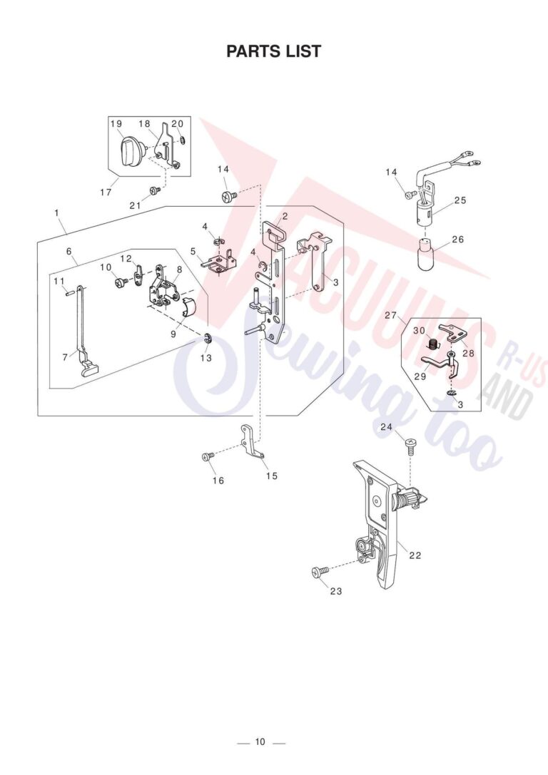 Elna el2800 schematic page 8 preview