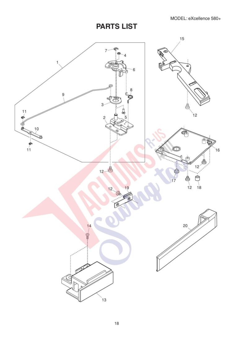 Elna el580 schematic page 1 preview