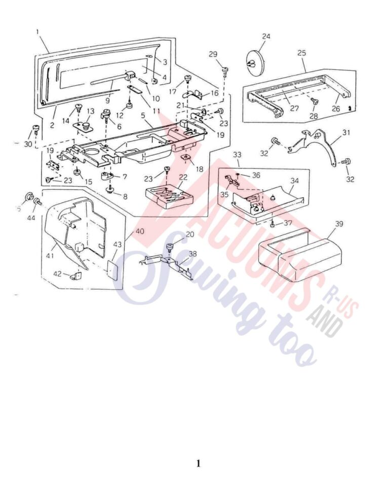 Elna 6003 quilters dream schematic page 3 preview