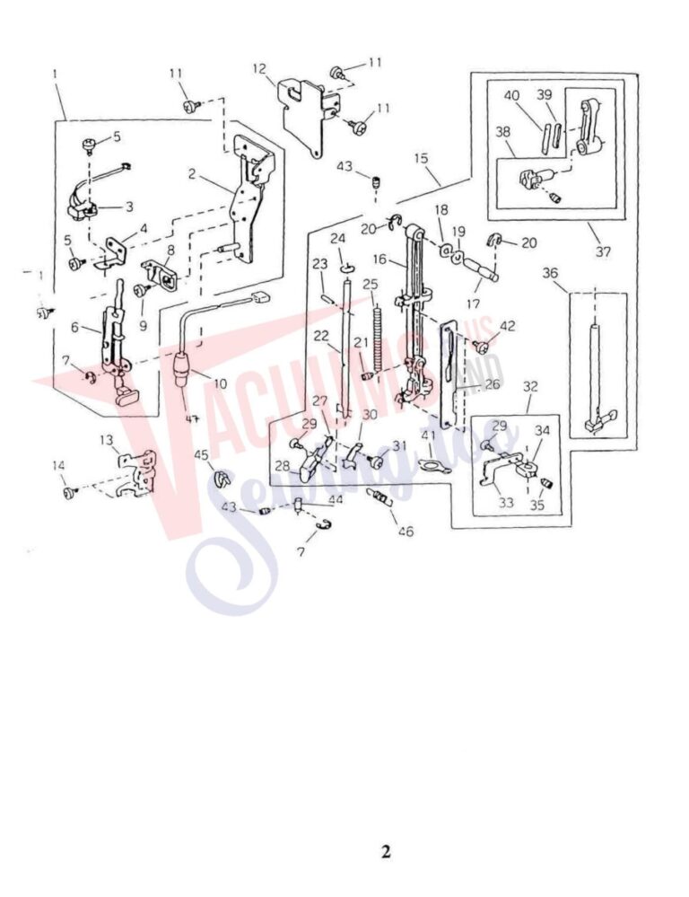 Elna 6003 quilters dream schematic page 4 preview