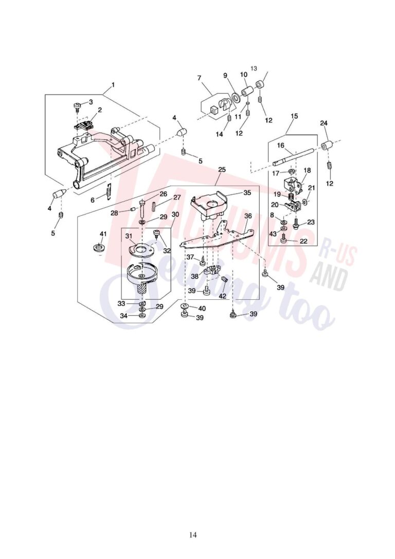 Elna 6200 quilters dream schematic page 8 preview