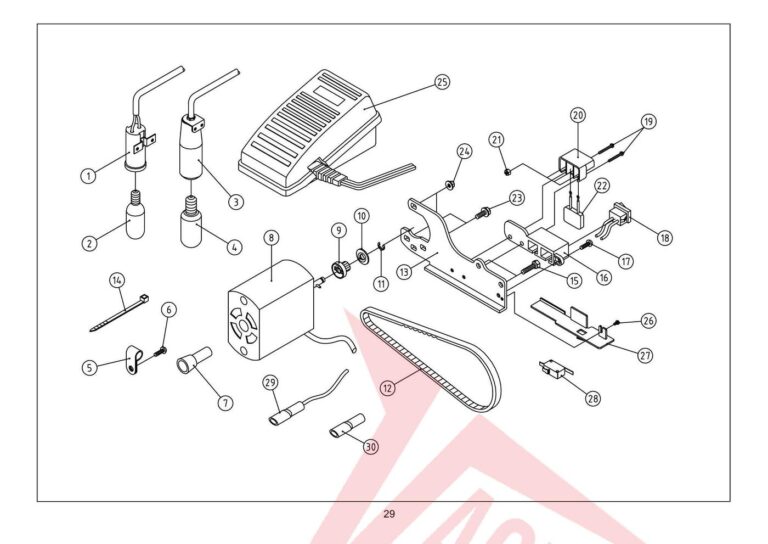 Elna el654 schematic page 7 preview