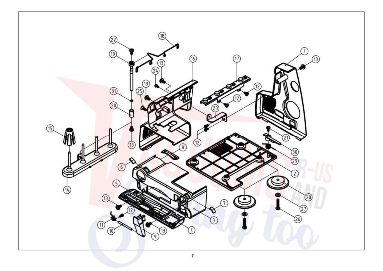 Elna el654 schematic page 12 preview
