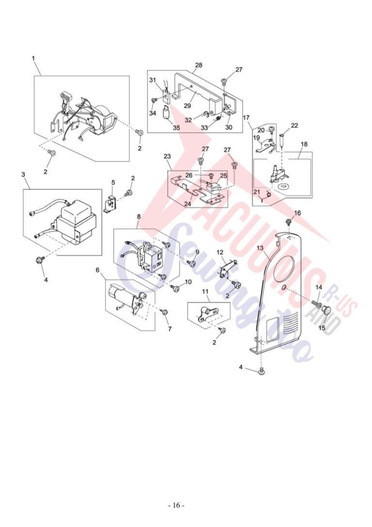 Elna el6600 schematic page 9 preview