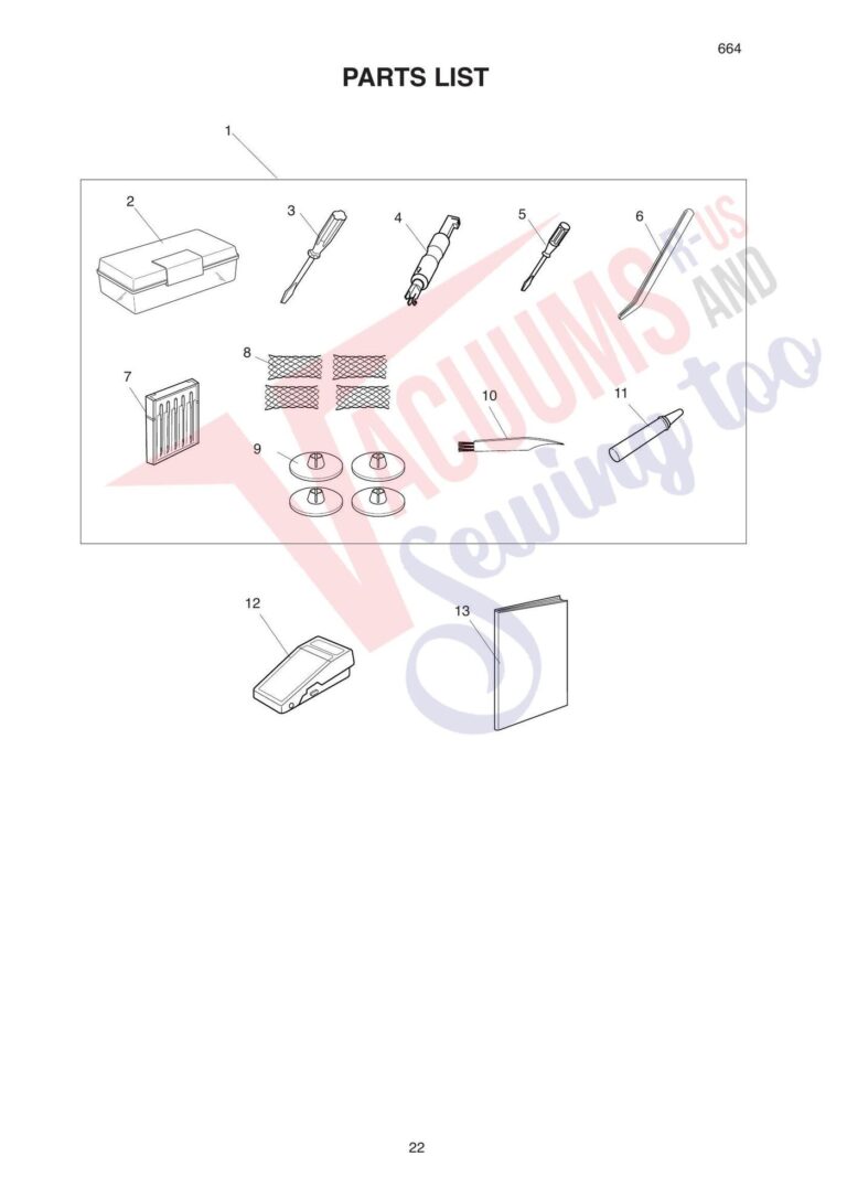 Elna el664 schematic page 3 preview