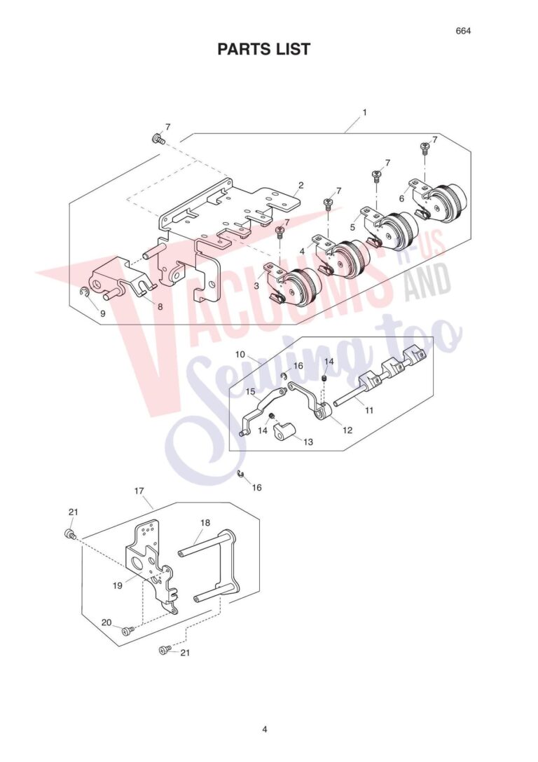 Elna el664 schematic page 5 preview