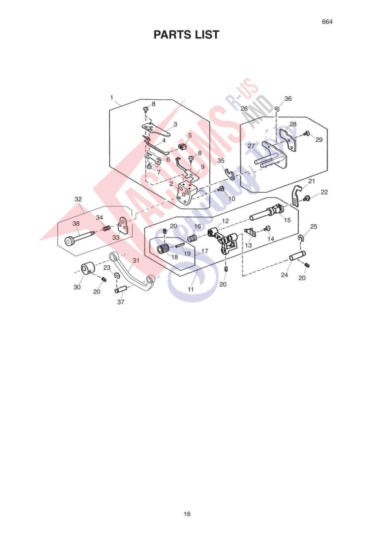 Elna el664 schematic page 11 preview