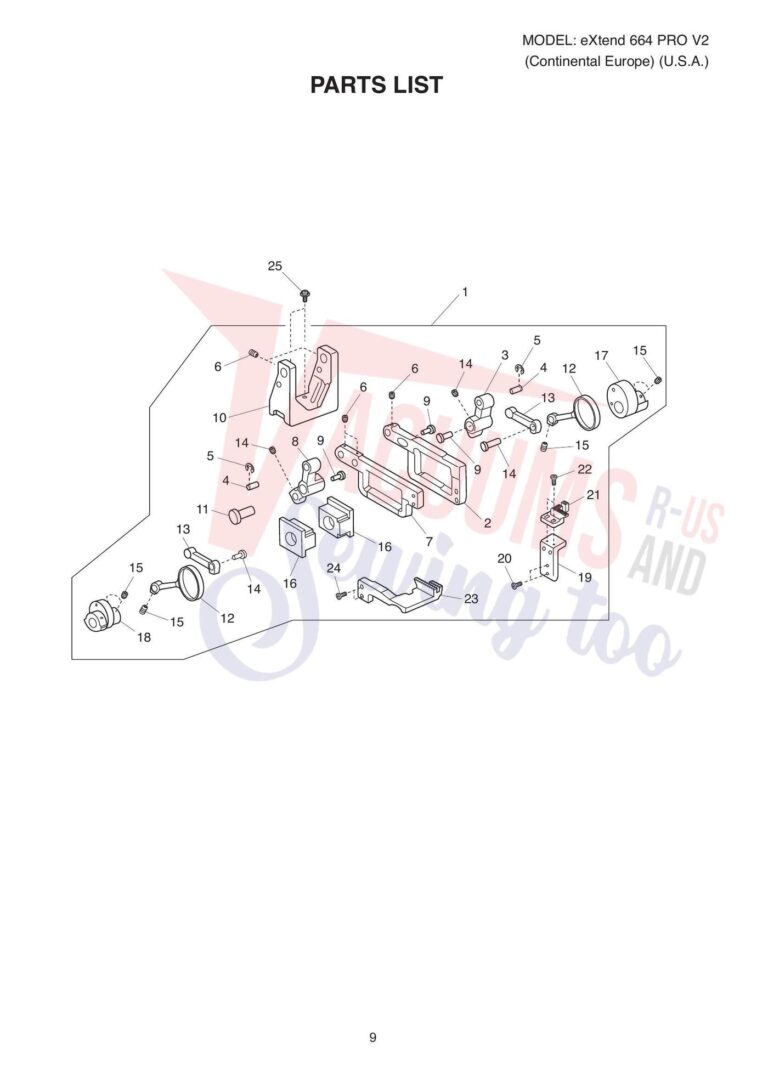 Elna el664p schematic page 1 preview
