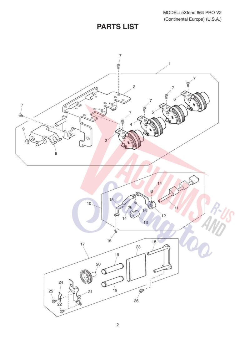 Elna el664p schematic page 5 preview
